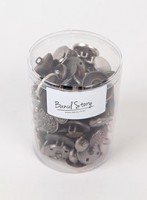 [Whole button] Metallic ring button set