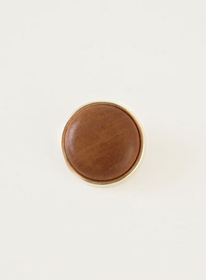 [metal button] metal border chestnut button (15mm/18mm/25mm)