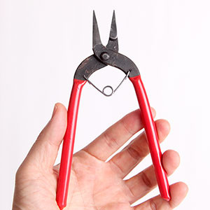 [Pin holder/tape measure/scissors/hook] Flat tongs