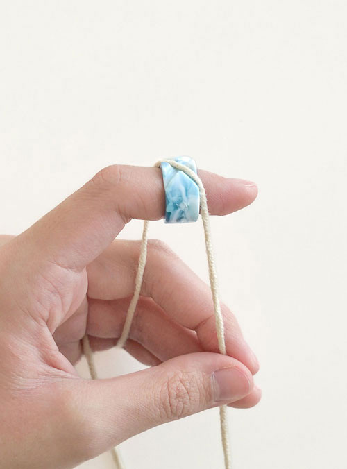 Needle Story Knitting Ring - Cloud Edition