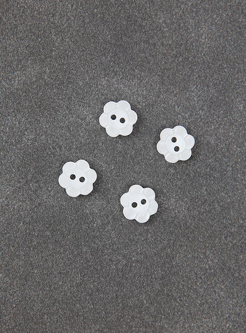 [Basic button] Pure flower button (13mm)