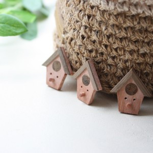 [Imported Character Button] Natural Birdhouse Button