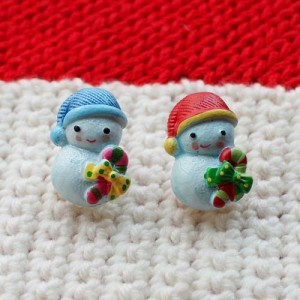 [Character Button] Candy Snowman Button (15mm)