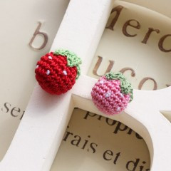 [Applique/brooch] Sontte Piece Strawberry (1Piece)