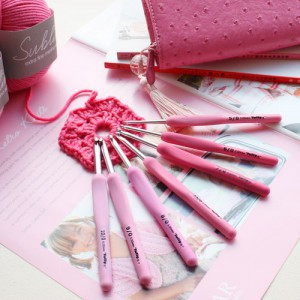 [Tulip] Pink Etimo rose wool set (TER-001)