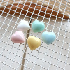 [Character Button] pastel heart button (13mm)