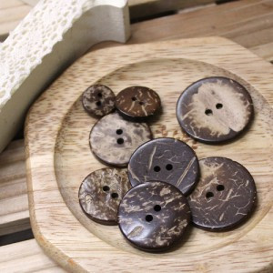 [Wooden Button] Crack Button 2 (12mm, 25mm)