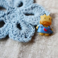 [Character Button] Cutie Hippo Button (16 x 20mm)