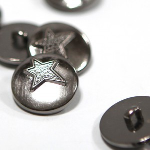 [Metal button] star key point button (18mm)