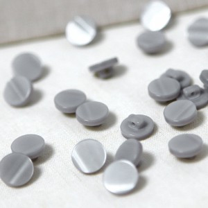 [Basic button] Mother-of-pearl Gray Mini button (11mm)