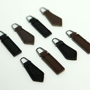 [Zipper/Zipper Ring/Charm] Leather Zipper Ring