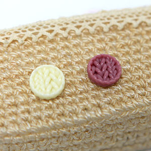 [Character Button] Knit Button (13mm)