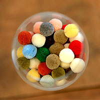 [Other auxiliary materials] key point mini bell (pom pom) 15mm