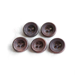 [Wooden Button] Border Wooden Button (12mm)