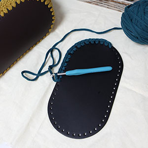 [Bag subsidiary materials] Leather Bag bottom