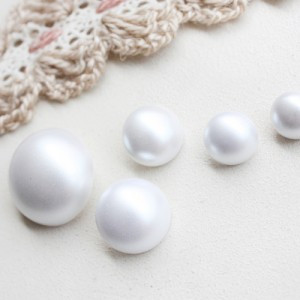 [pearl button] Convex pearl button (10, 11, 13, 15, 18, 25 mm)