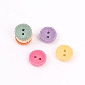 [Wooden Button] Retro Concave Wooden Button (11mm)