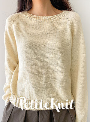 [DIY] [PetiteKnit] Majestic No-Frill Sweater (includes sizes XS~3XL)