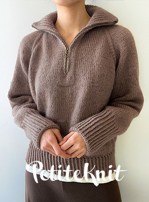 [DIY] [PetiteKnit] Seven Easy Zipper Sweater (includes sizes XS~5XL)