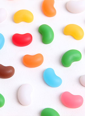 [Character Button] Jelly Bean Button (Width 13mm × Height 15mm)