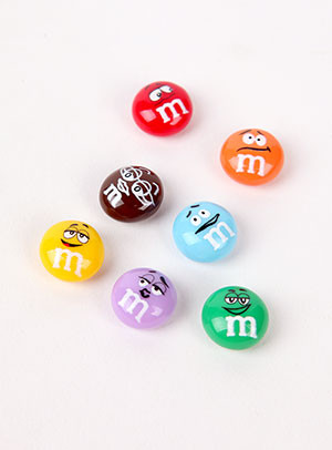 [Character Button] Chocolate Candy Button (15mm)
