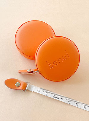 [Pin holder/tape measure/scissors/pink] Needle tape measure