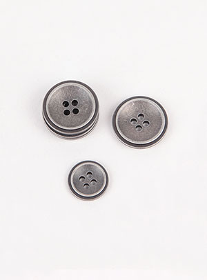 [Metal Button] Concave antique button (15mm, 21mm)