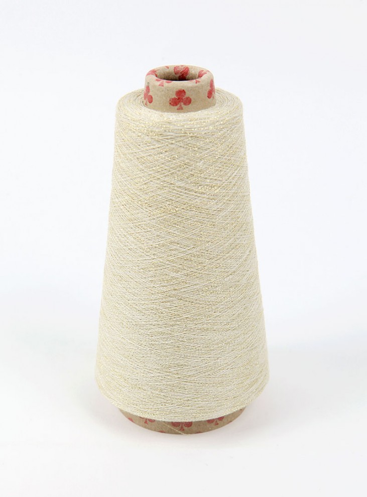 [COFIL nose fill] Aida (1 cone/160g±10g excluding paper tube) 40% Wool, 39% Lyocell, 12% Metallic, 9% Polyamide (reward points