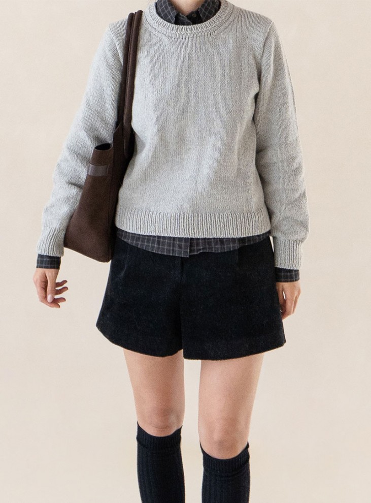 [PDF pattern] Pigment Wool Lowkey Sweater pattern