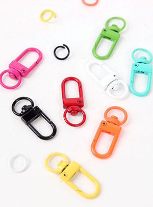 [Metal accessories] Color key ring