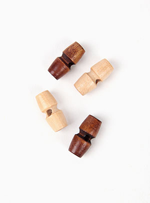 [Wooden Button] Mini Tteokbokki Button (22mm)