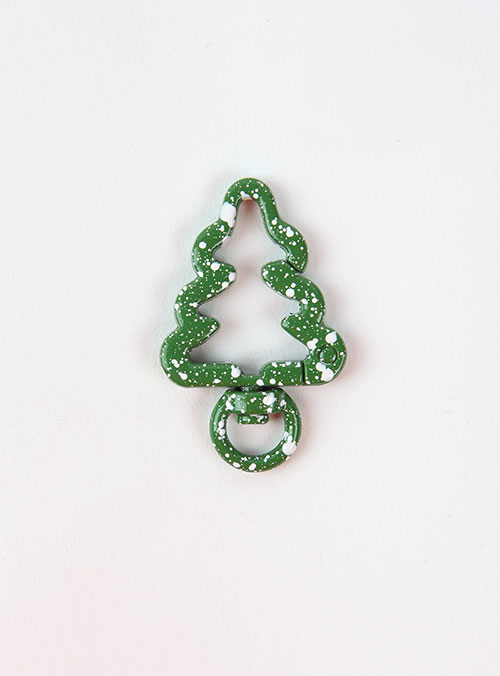 [Metal accessories] Tree key ring