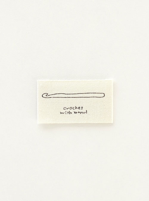 [Tag/Labels/Wappen] Crochet With Needle Labels