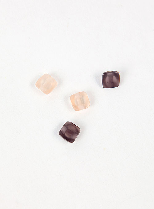 [Basic Button] Mini square ring button (10mm)