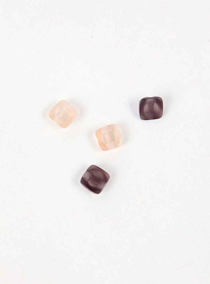 [Basic Button] Mini square ring button (10mm)