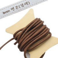 [String] 3mm cotton string (Brown)