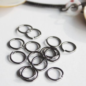 [Metal accessories] O-ring (black nickel plating/0.5cm, 0.7cm, 0.8cm)