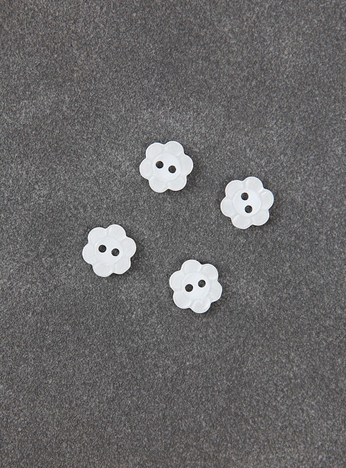  [Basic Button] Pure Flower Button (13mm)