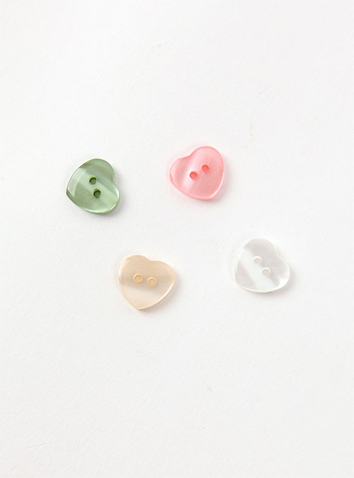 [Basic Button] Pure Heart Bling Button (13mm)