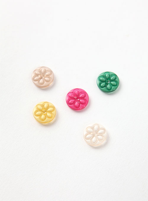  [Basic Button] Pure Orange Button (13mm)