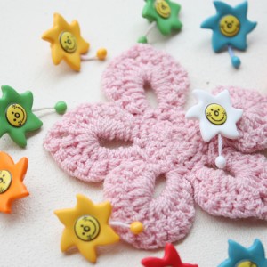 [Imported Character Button] Happy Sunshine Button (23mm)