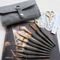 [Tulip] Etimo Mosaic Crochet Hook Primium Gold Set (TEG-001)