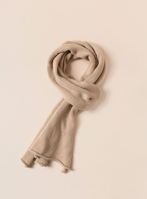 [DIY] Satin Merino Wool Knitted Scarf (Video)