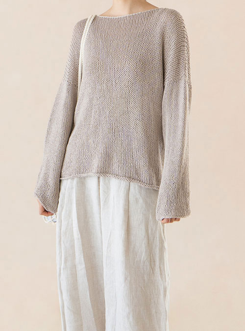[DIY] Linendale Top Down Net Knit (Video)