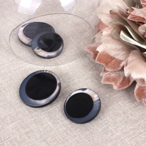 [Horn Button] Modern Circle Star (24mm)
