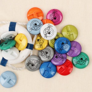 [Imported Character Button] Freckled Pirate Button (18mm)