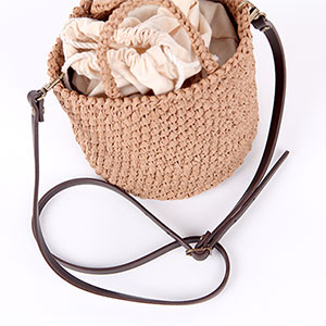 [Bag Accessories] Leather Cross String