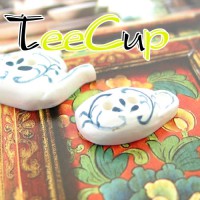 [Imported Character Button] Teacup Button (Porcelain)