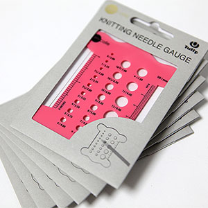 [Tulip] Knitting Needle Bobbin Gauge (AC-053e~AC-058e)