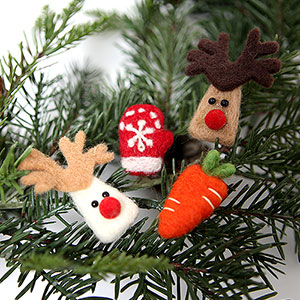 [Applique/brooch] Needle felt applique